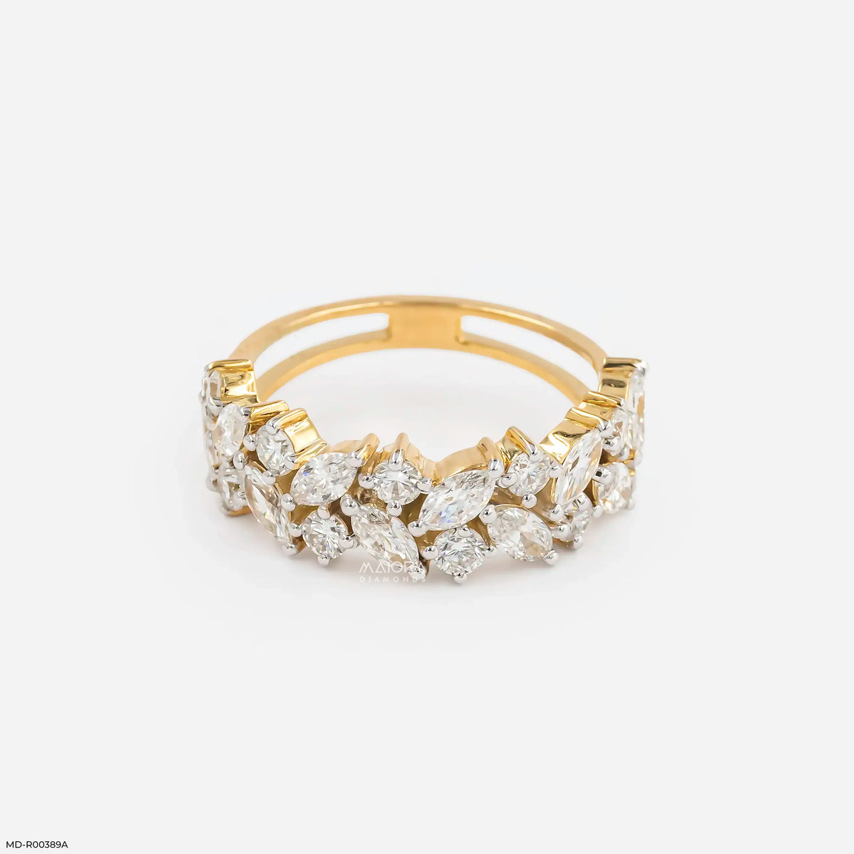 1.5 Carat Royal Cluster Lab Diamond Band Ring