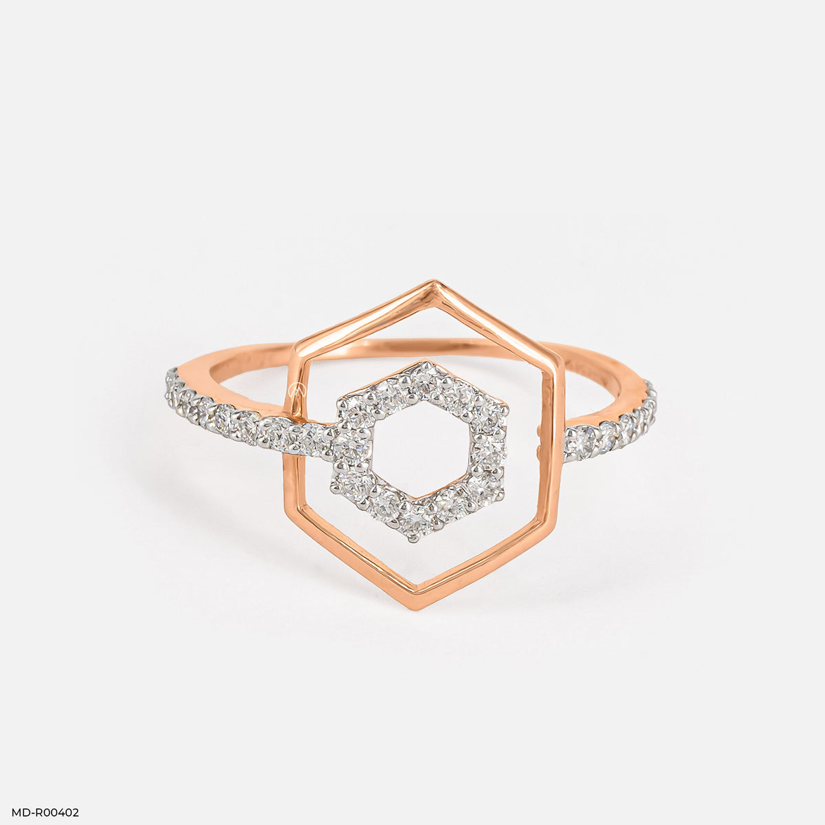 0.25 Carat Hexagon Perfection Diamond Ring