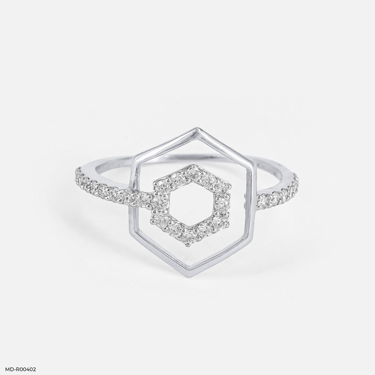 0.25 Carat Hexagon Perfection Diamond Ring