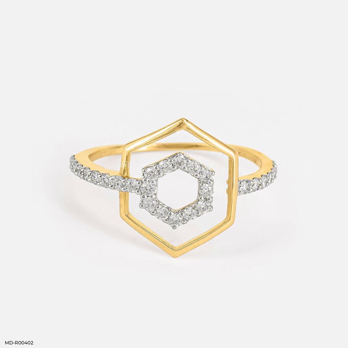 0.25 Carat Hexagon Perfection Diamond Ring
