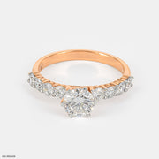 1 Carat Round Solitaire Diamond Ring