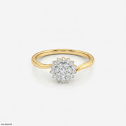 0.20 Carat Blossom Lab Diamond ring