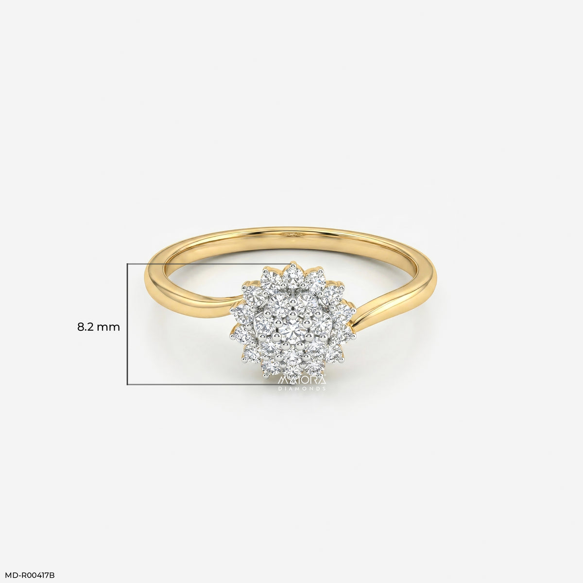 0.20 Carat Blossom Lab Diamond ring