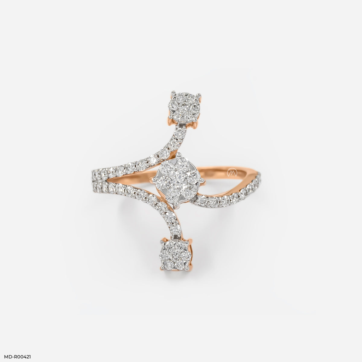 0.5 Carat Sparkling Sphere Lab Diamond Ring