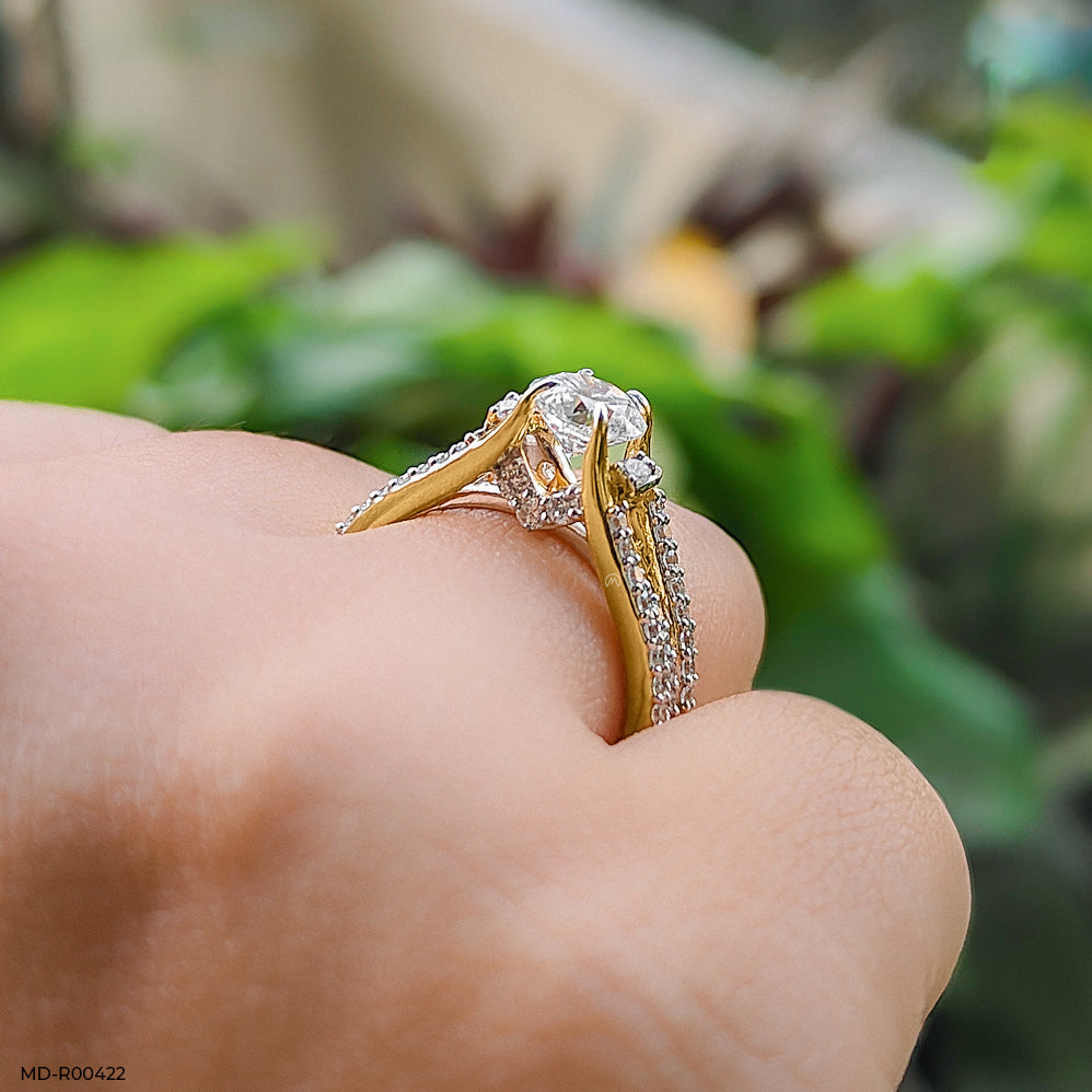 1 Carat Round Regal Diamond Ring