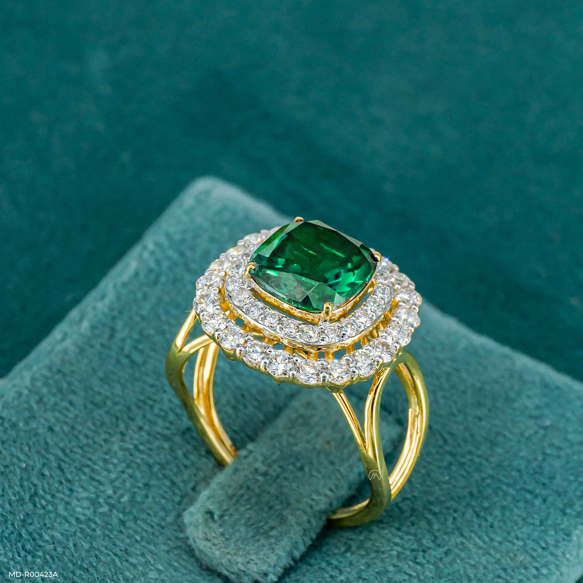 1 Carat Regal Clover Lab Diamond Ring