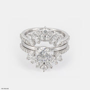 The Imperial Marquise Halo Set Ring