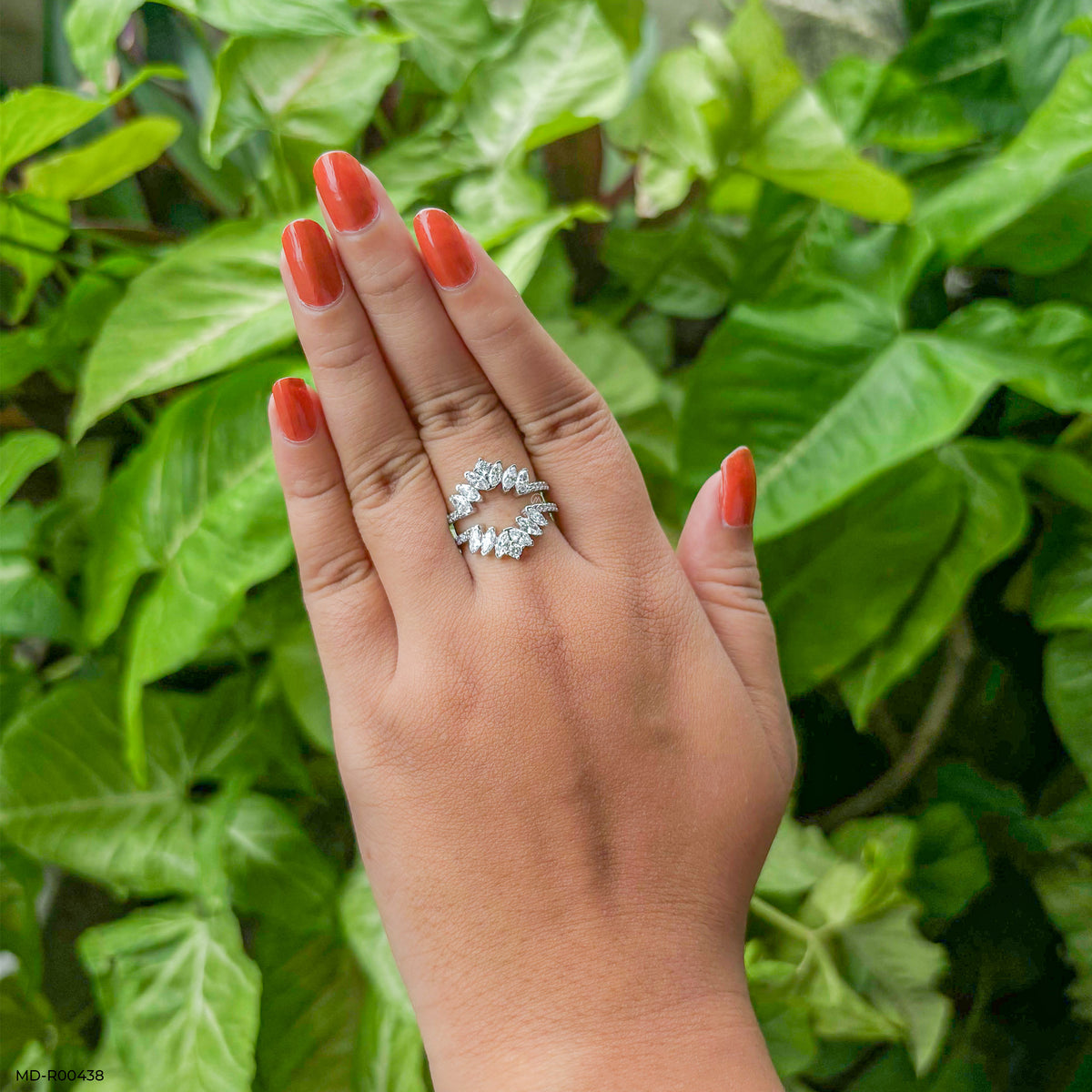 The Imperial Marquise Halo Set Ring