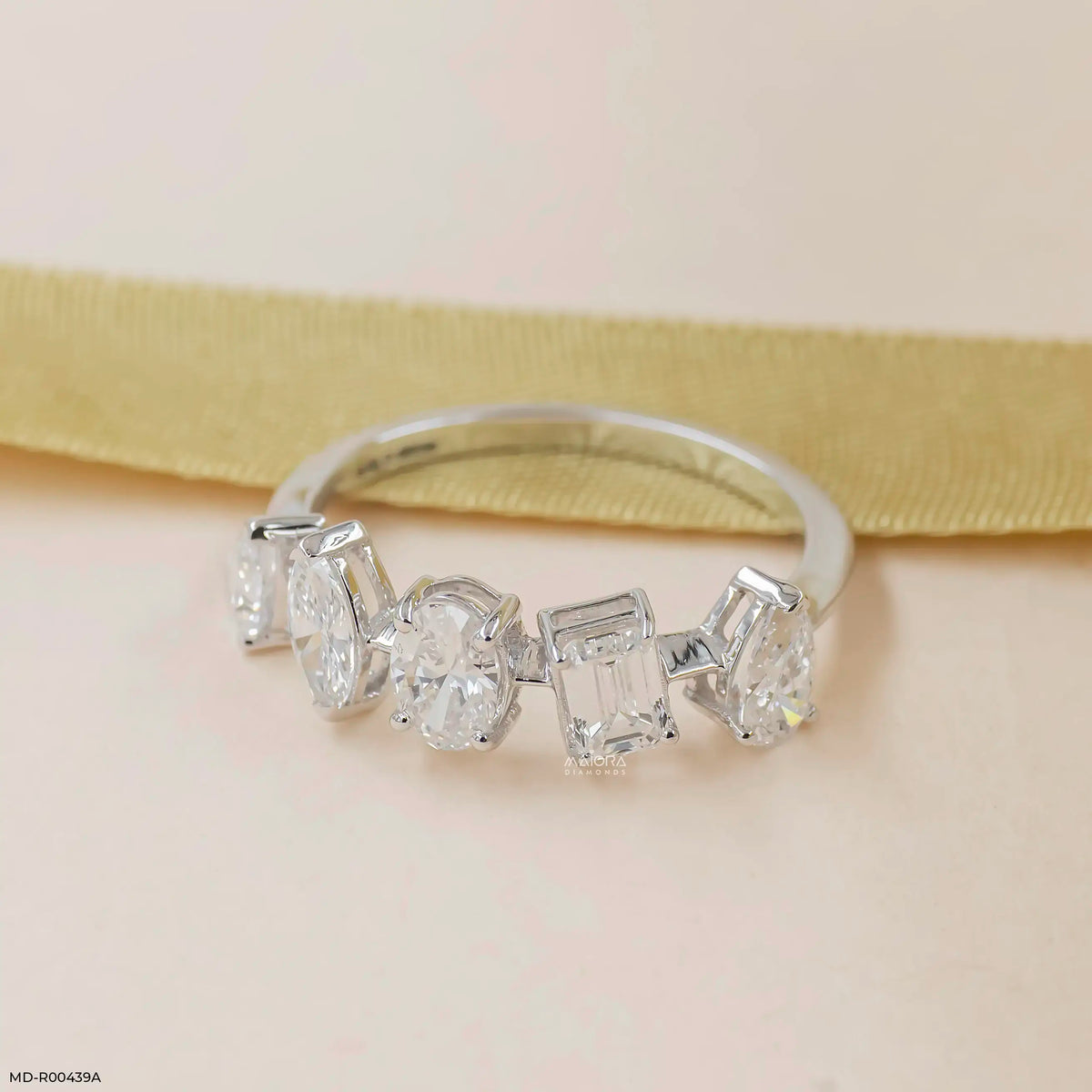 1.45 Multi Fancy Shape Lab Diamond Band Ring