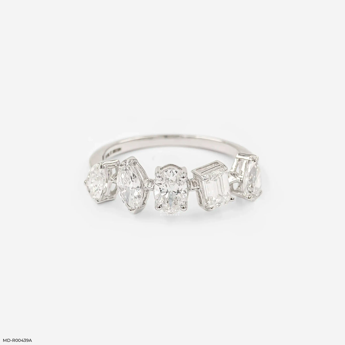 1.45 Multi Fancy Shape Lab Diamond Band Ring