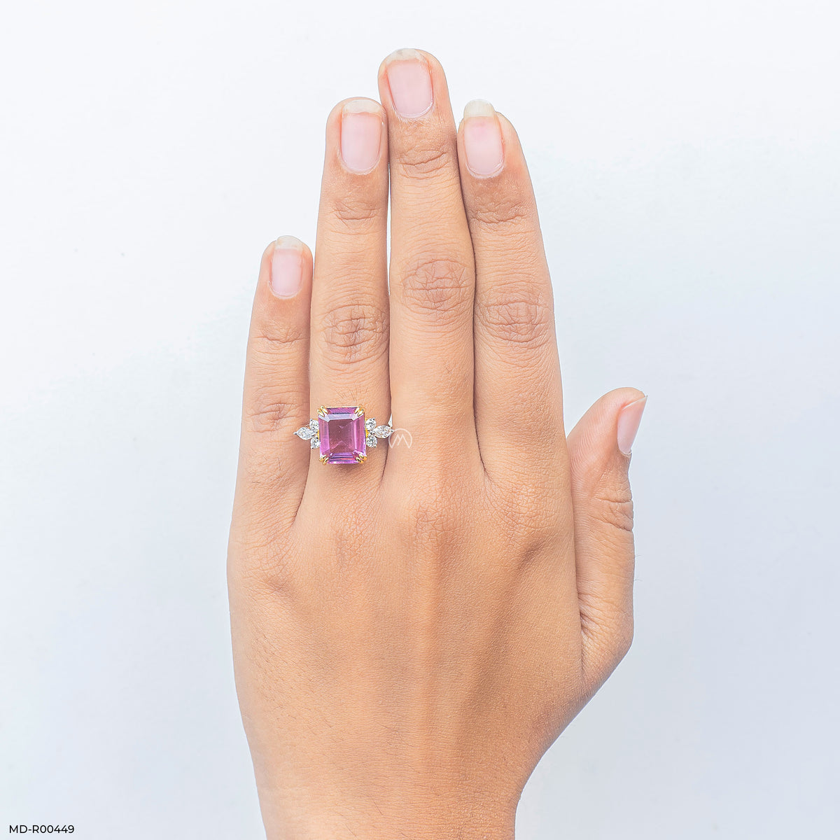 0.35 Carat Ruby Ember Diamond Rings
