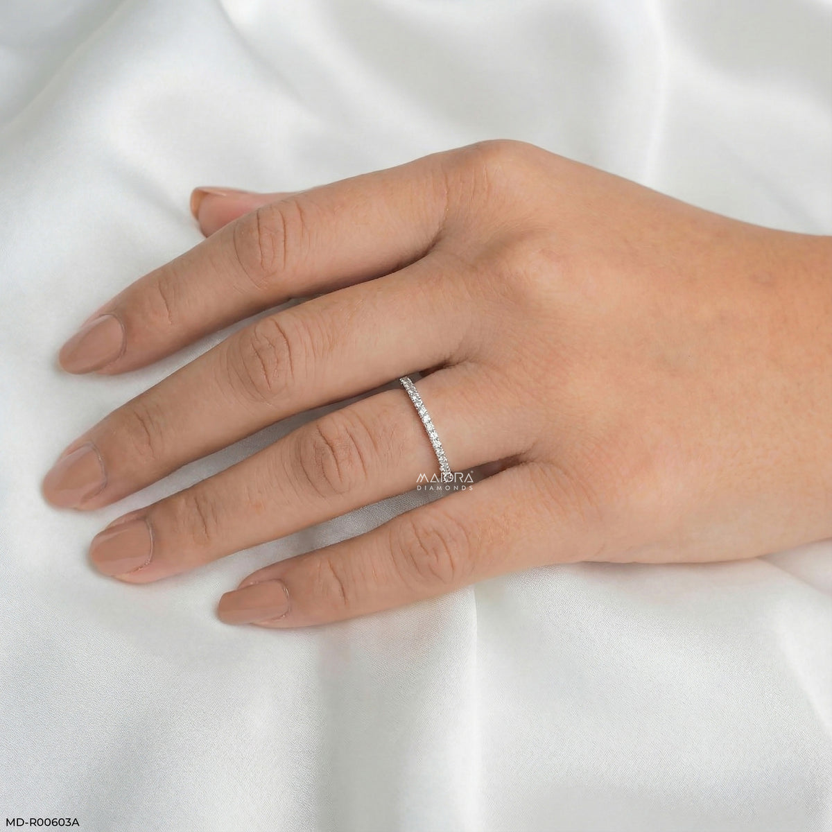 0.15 Carat Demi-Eternity Band Ring