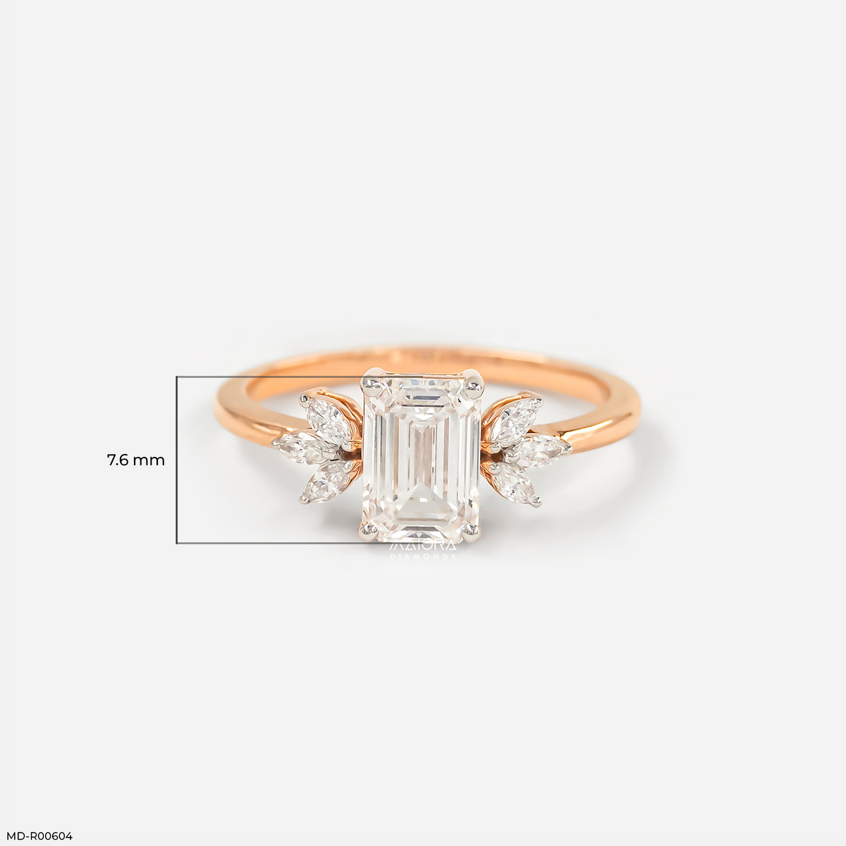 1.45 Carat Petal Solitaire Ring