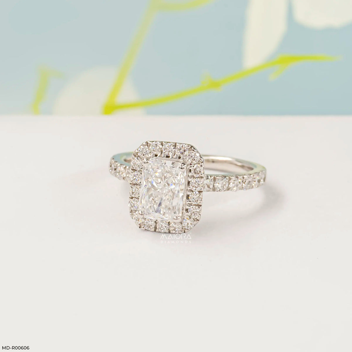 1.45 Carat Elara Emerald-Cut Solitaire Lab Diamond Ring