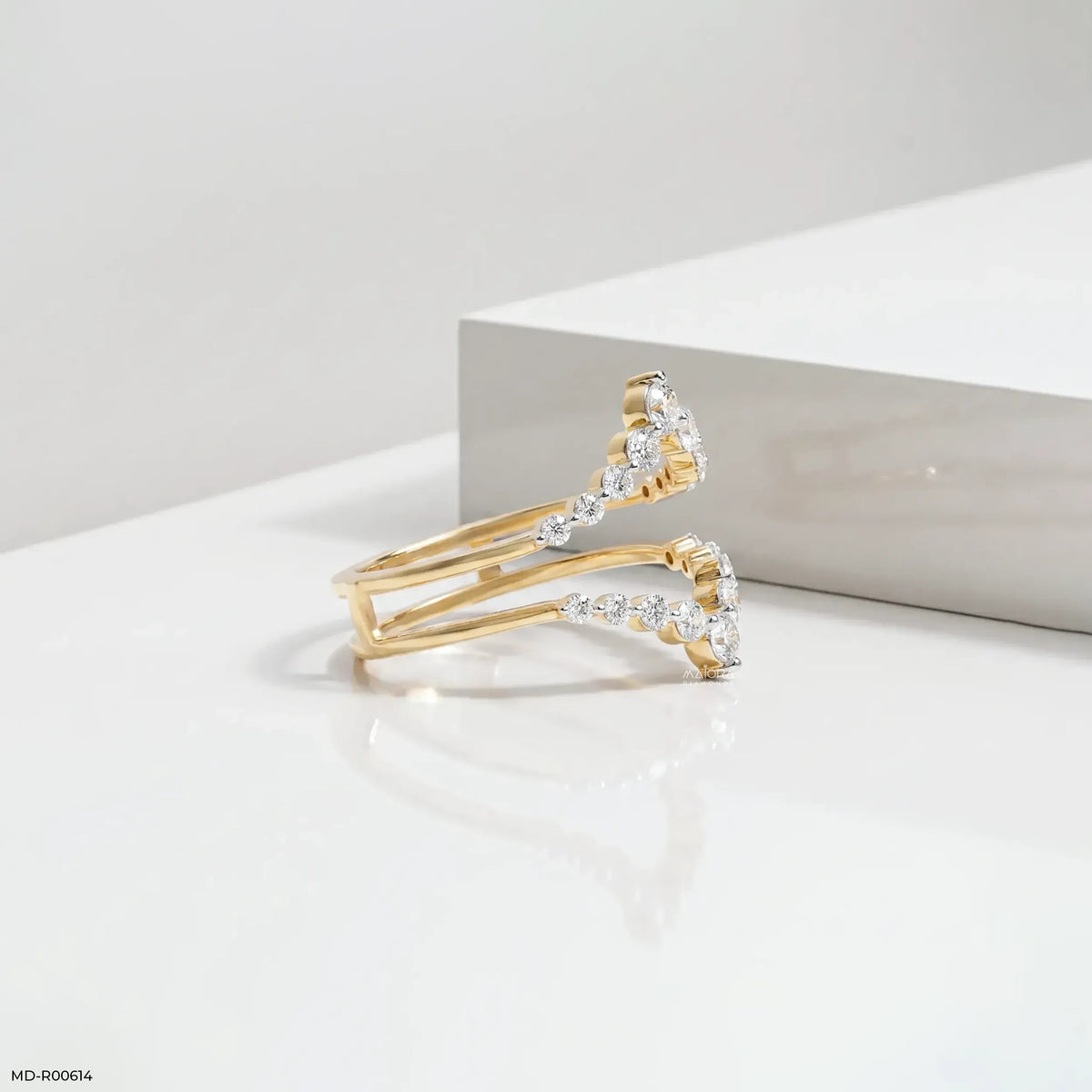 0.55 Carat Tiara Frame Enhancer Diamond Ring