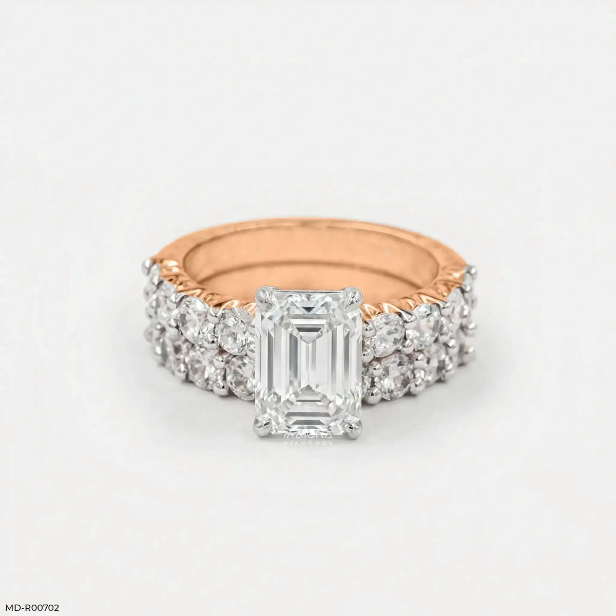 Aarya Solitaire Emerald Diamond Ring