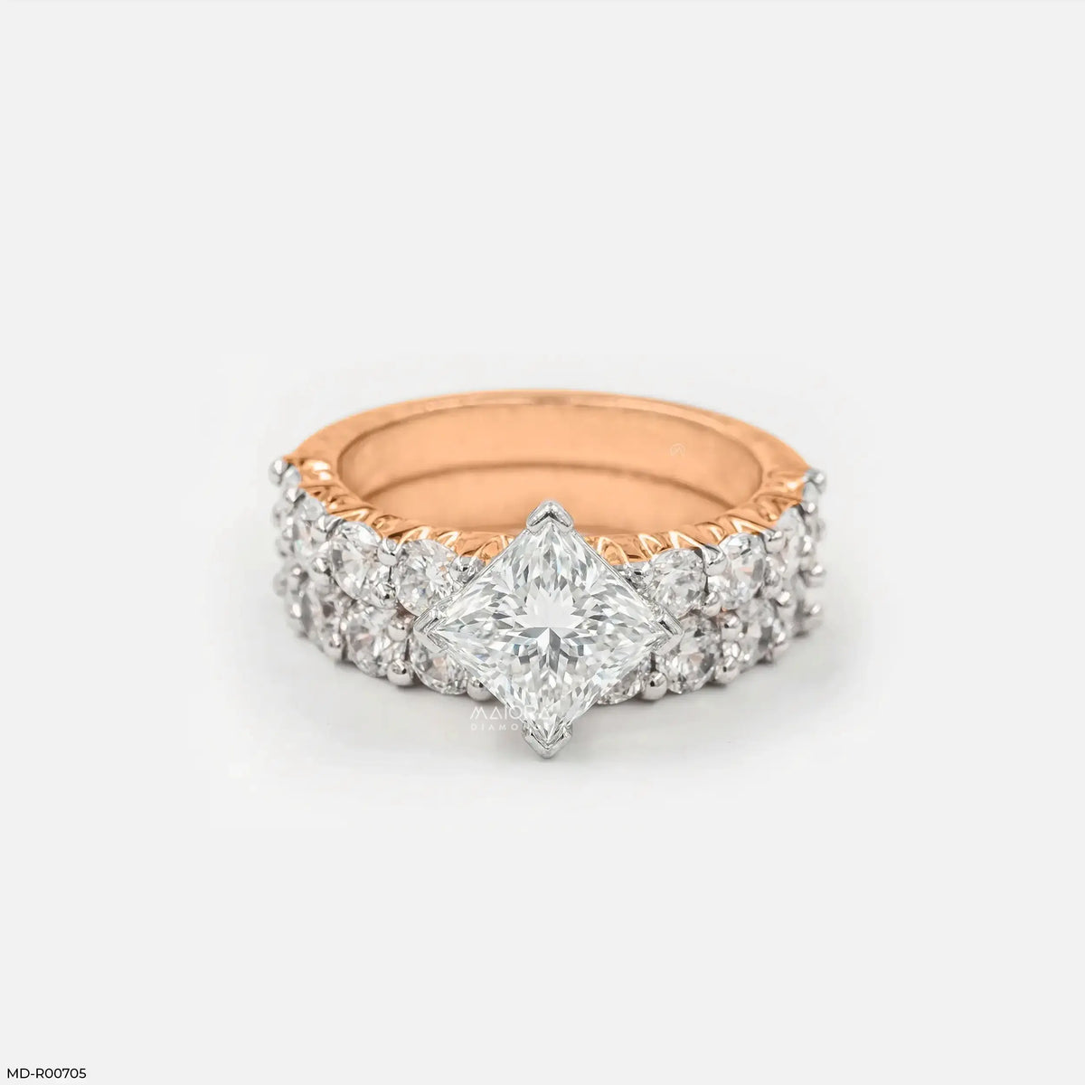 Crown Spark Solitaire Diamond Ring