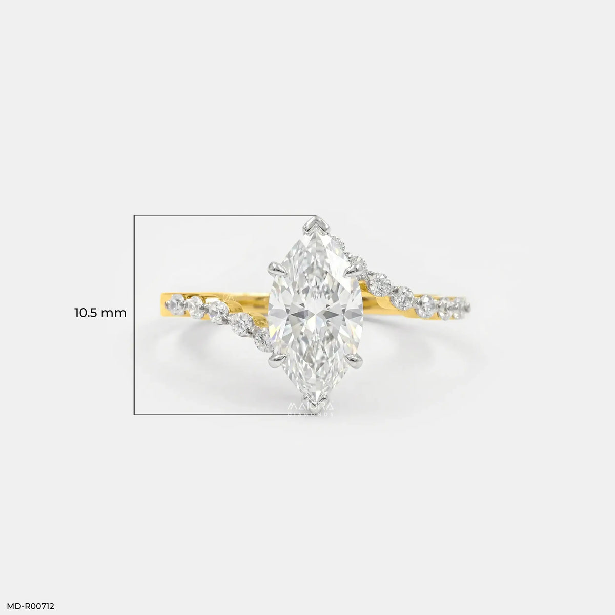 Glamorous Eye Solitaire Diamond Ring