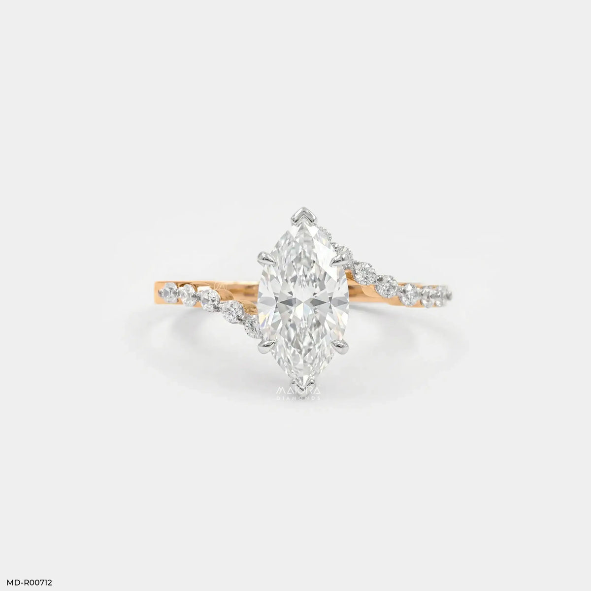Glamorous Eye Solitaire Diamond Ring