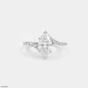 Glamorous Eye Solitaire Diamond Ring
