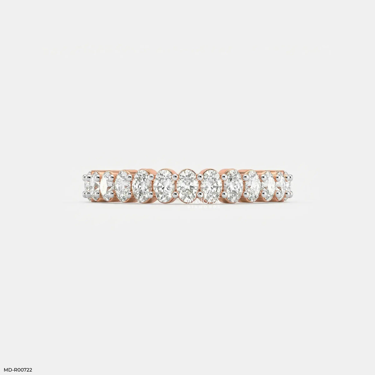 Ovata Aura Diamond Band Ring