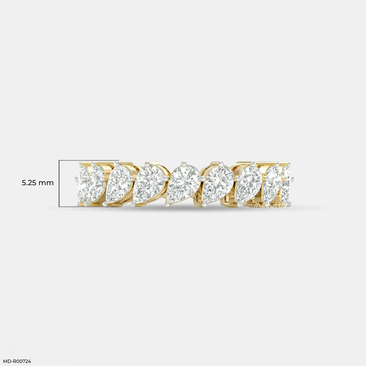 Alterna Flare Pear Diamond Ring