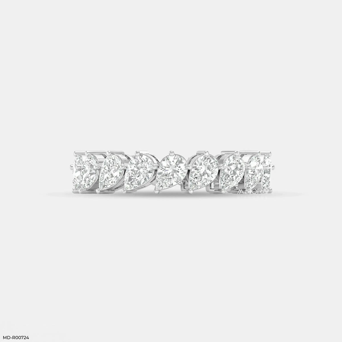 Alterna Flare Pear Diamond Ring