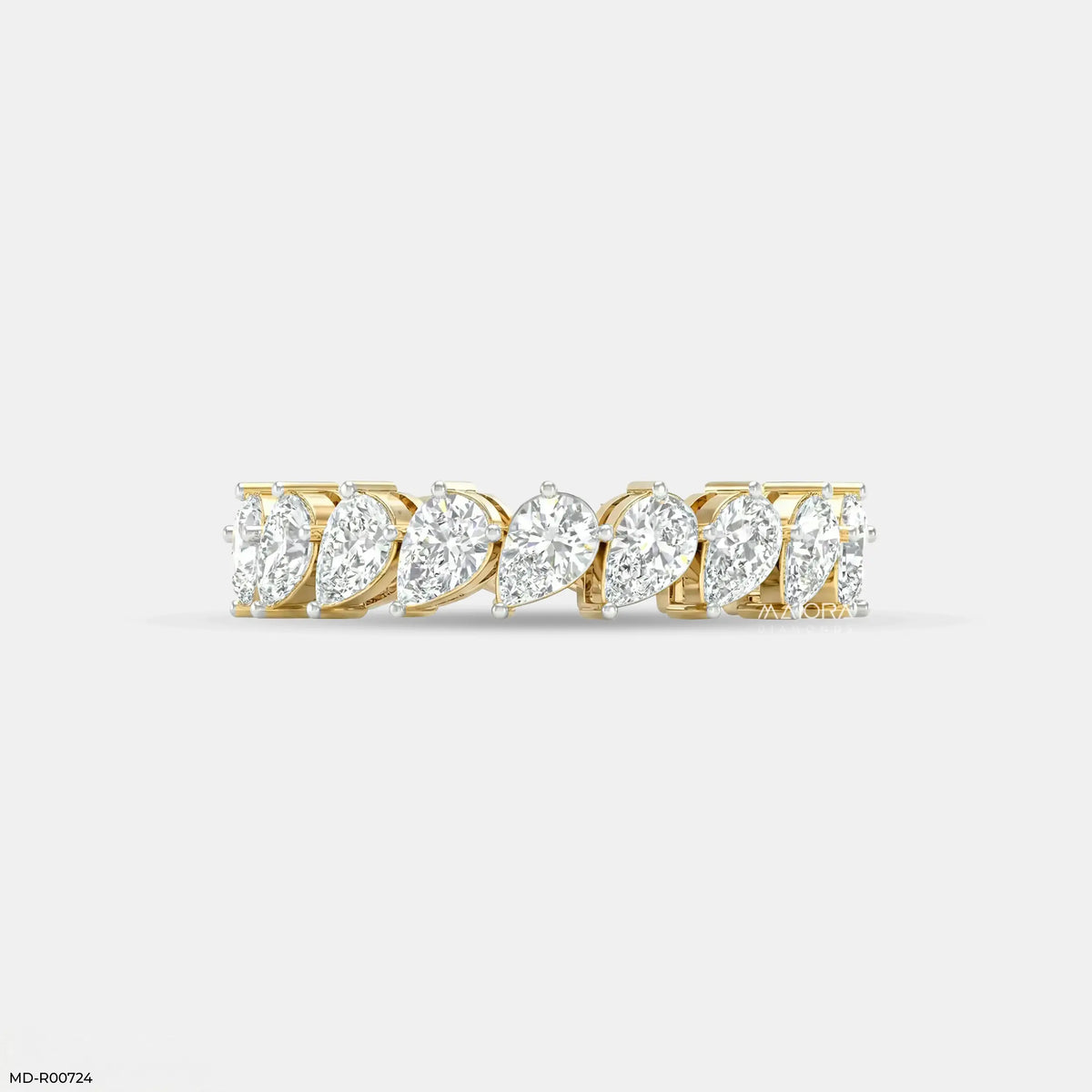 Alterna Flare Pear Diamond Ring