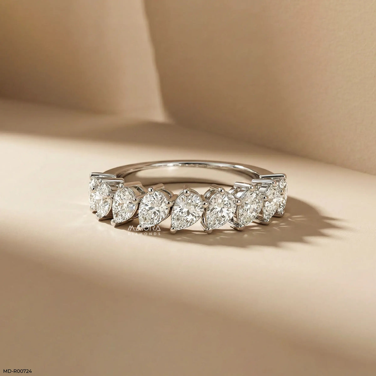 Alterna Flare Pear Diamond Ring