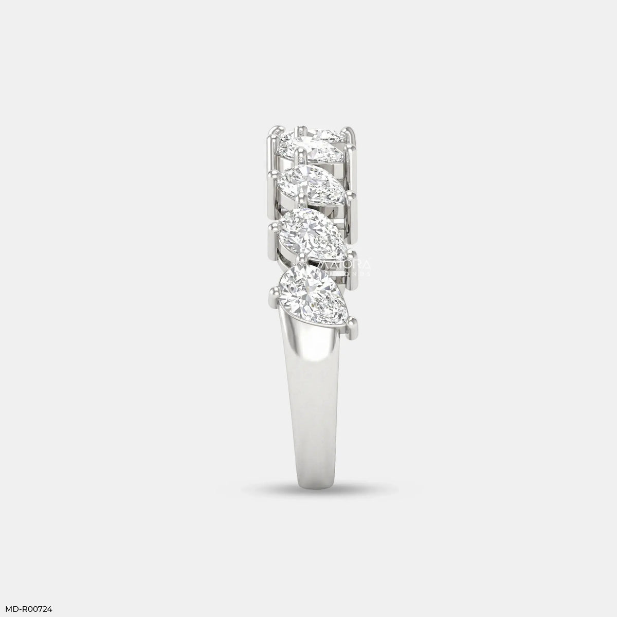 Alterna Flare Pear Diamond Ring