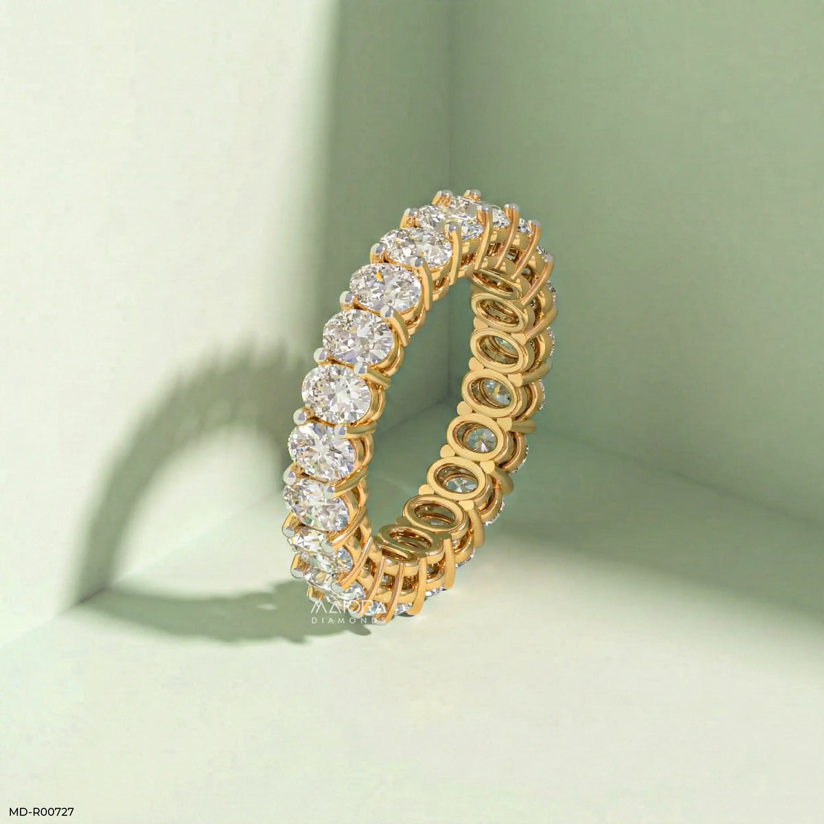 Luminous Oval Diamond Ring