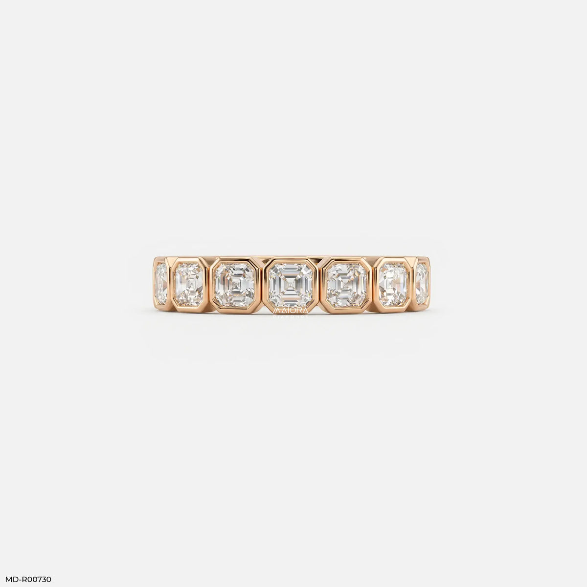 Regent Asscher Diamond Eternity Ring