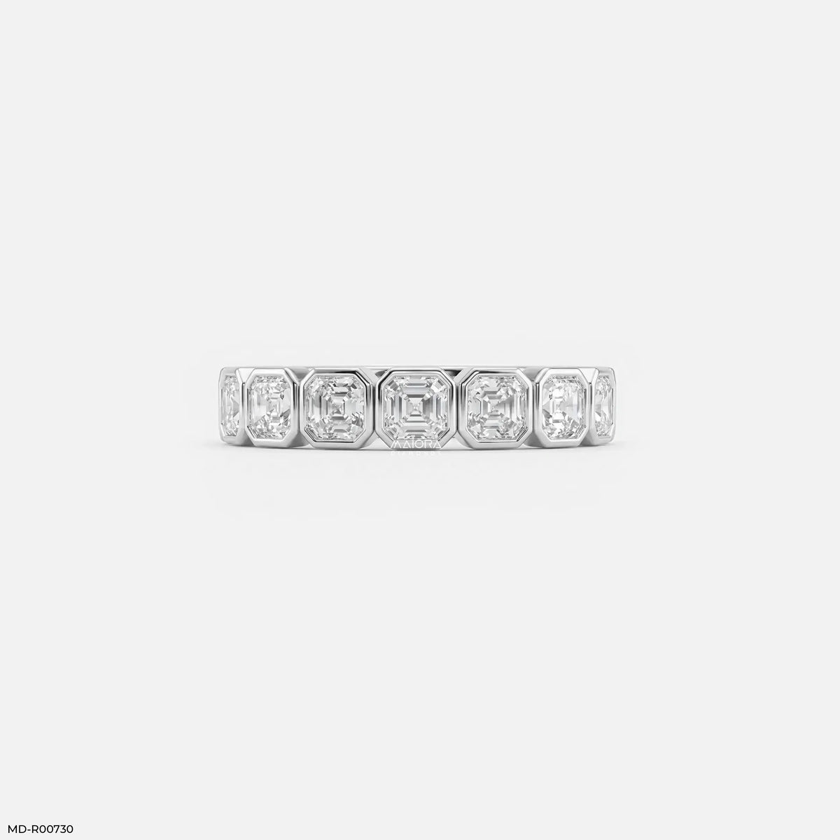 Regent Asscher Diamond Eternity Ring