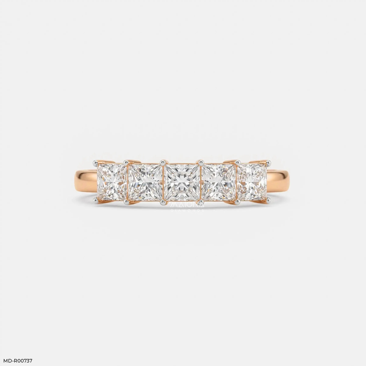 Vertex Square Glow Diamond Ring