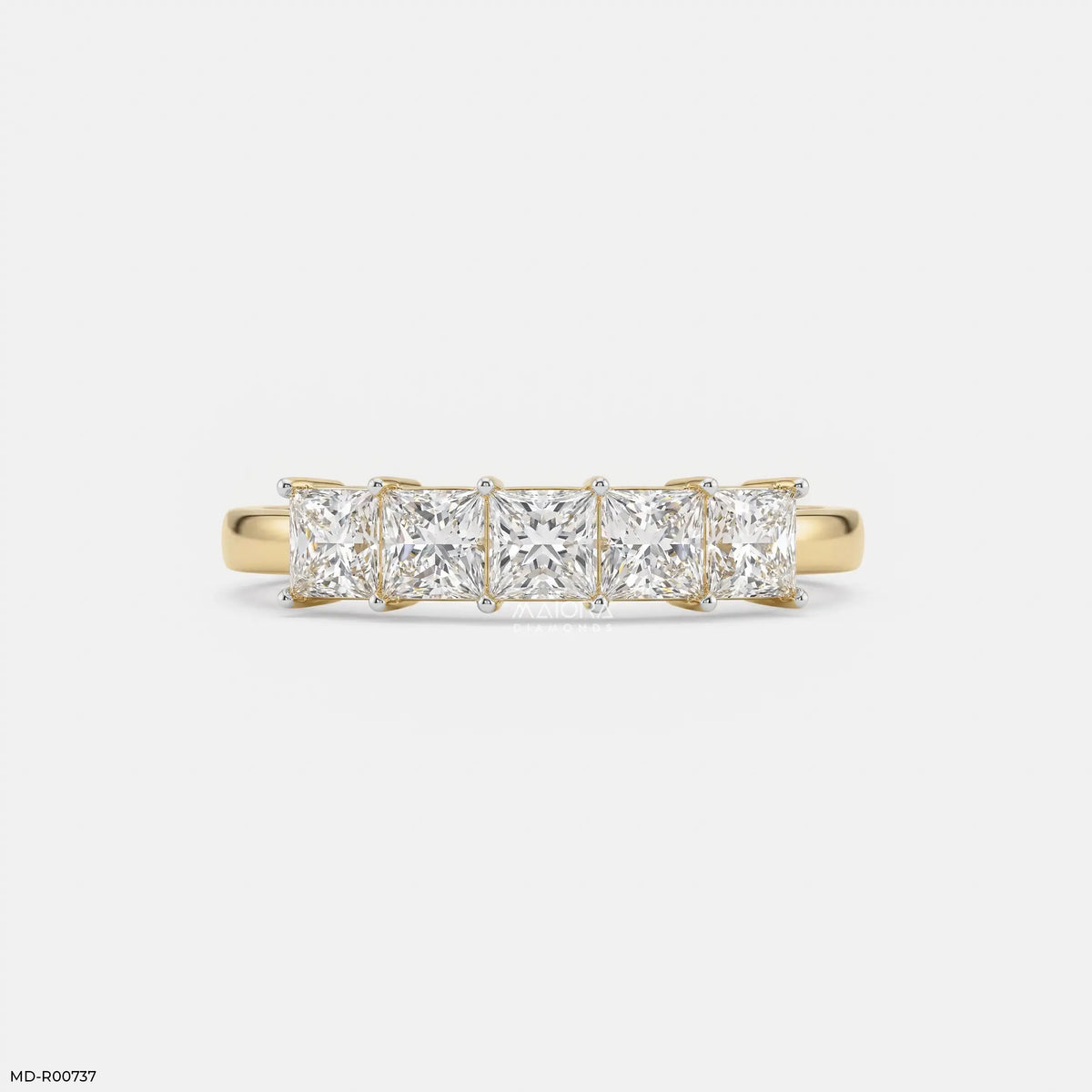 Vertex Square Glow Diamond Ring