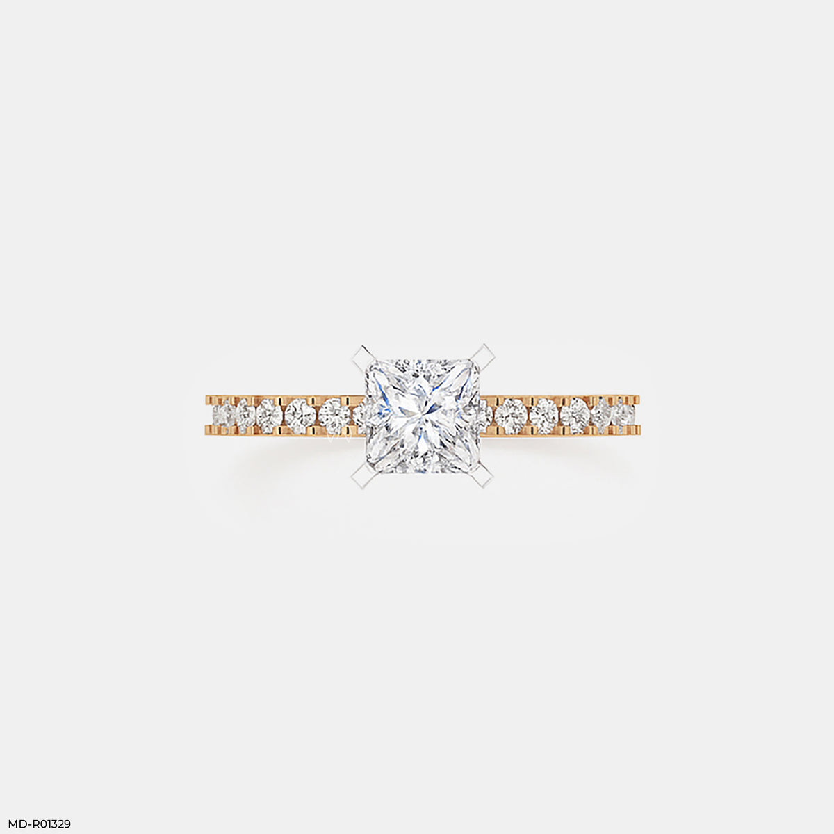 1 Carat Princess Sparkle Rings