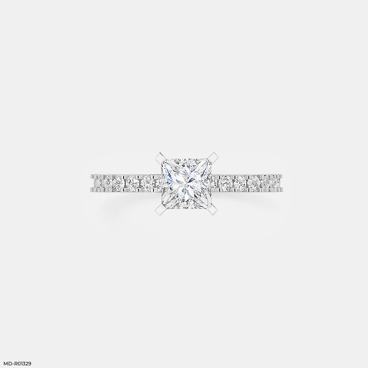 1 Carat Princess Sparkle Rings