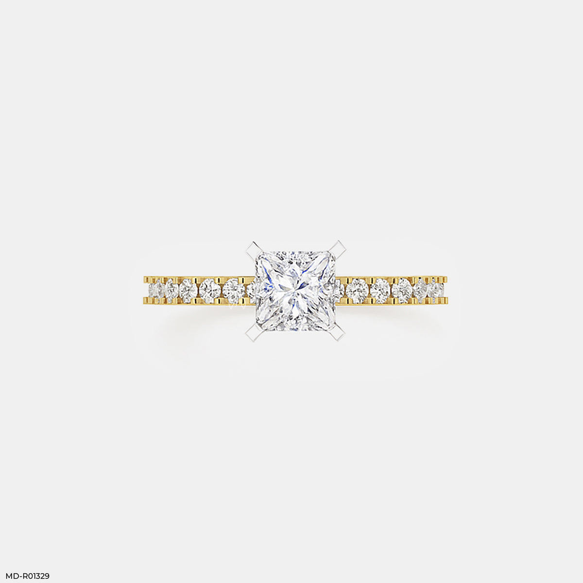 1 Carat Princess Sparkle Rings