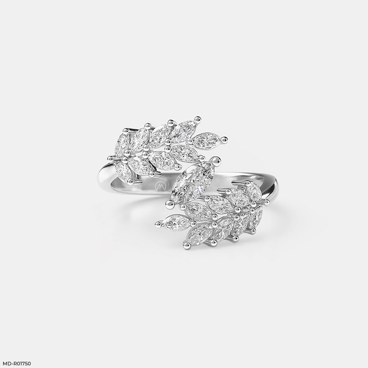 Marquise Diamond Bypass Ring