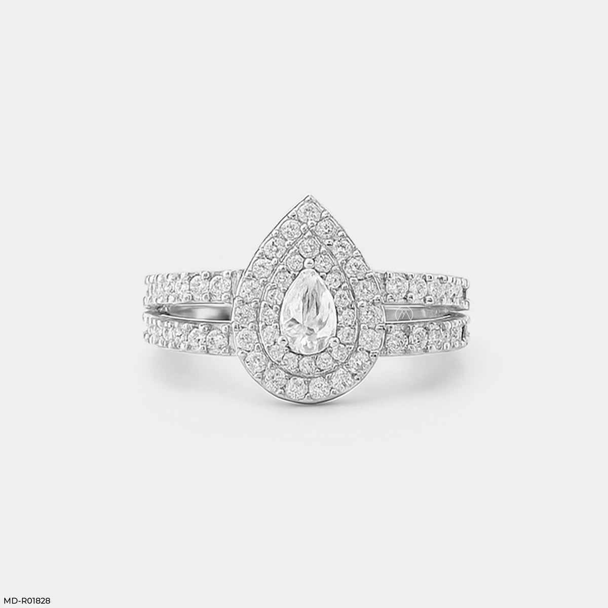 1 Carat Twilight Teardrop Ring