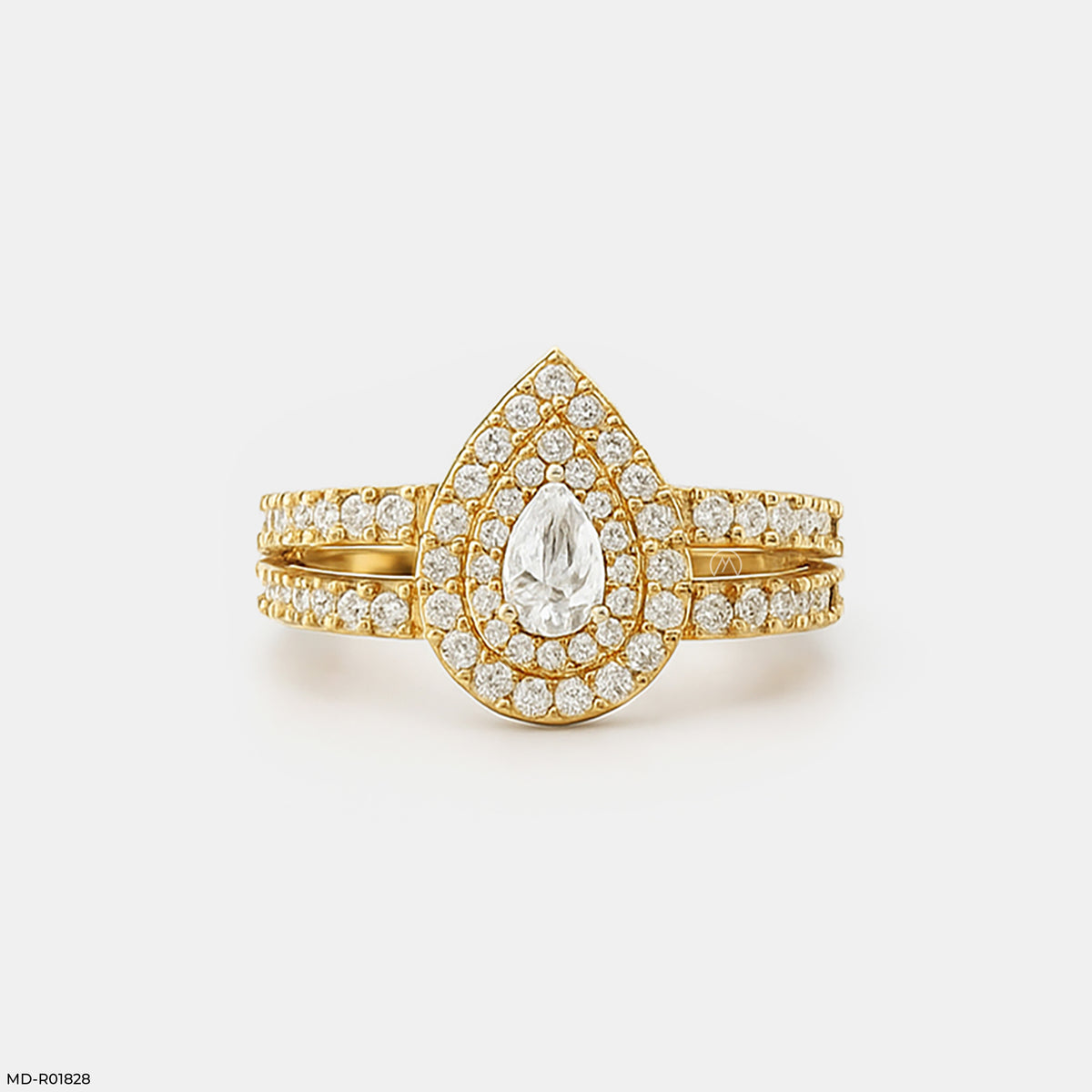 1 Carat Twilight Teardrop Ring