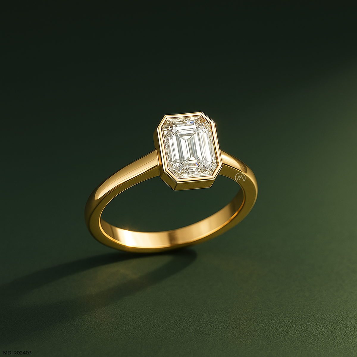 The Modern Emerald Ring