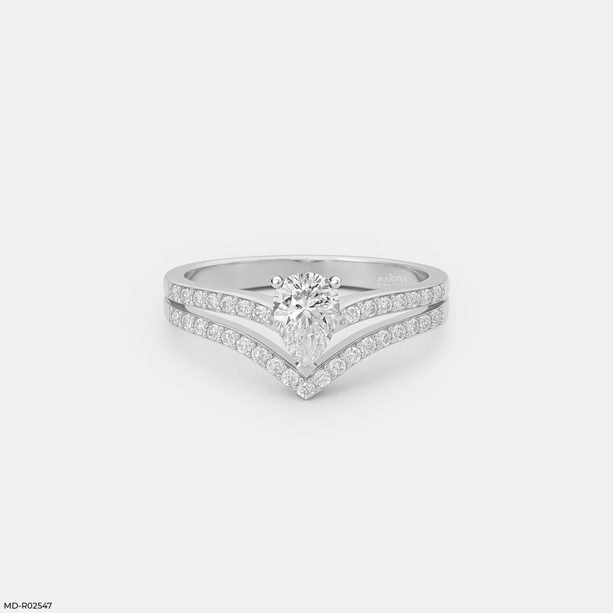 Pear Solitaire Vanki Diamond Ring