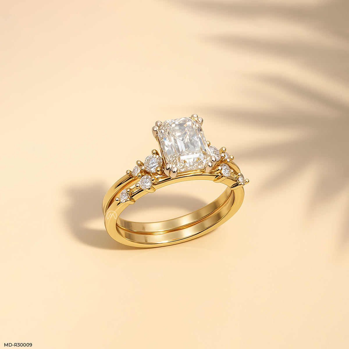 1.5 Carat Shining Duo Stackable Rings