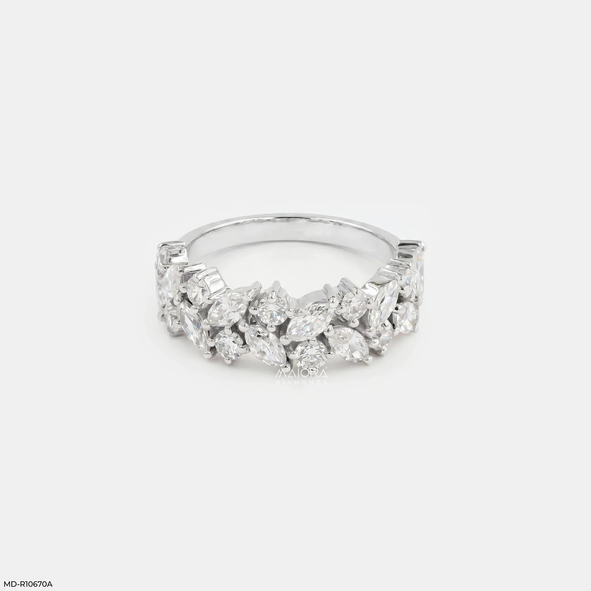 7.65 Carat Emerald Embrace Solitaire Ring