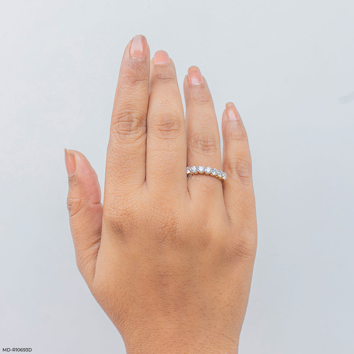 0.65 Carat Serenity Wave Lab Diamond Ring