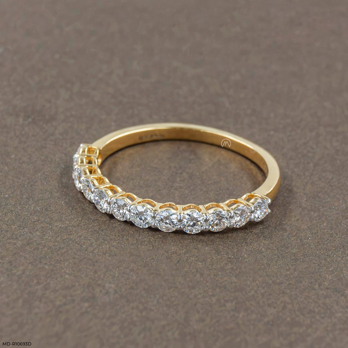 0.65 Carat Serenity Wave Lab Diamond Ring
