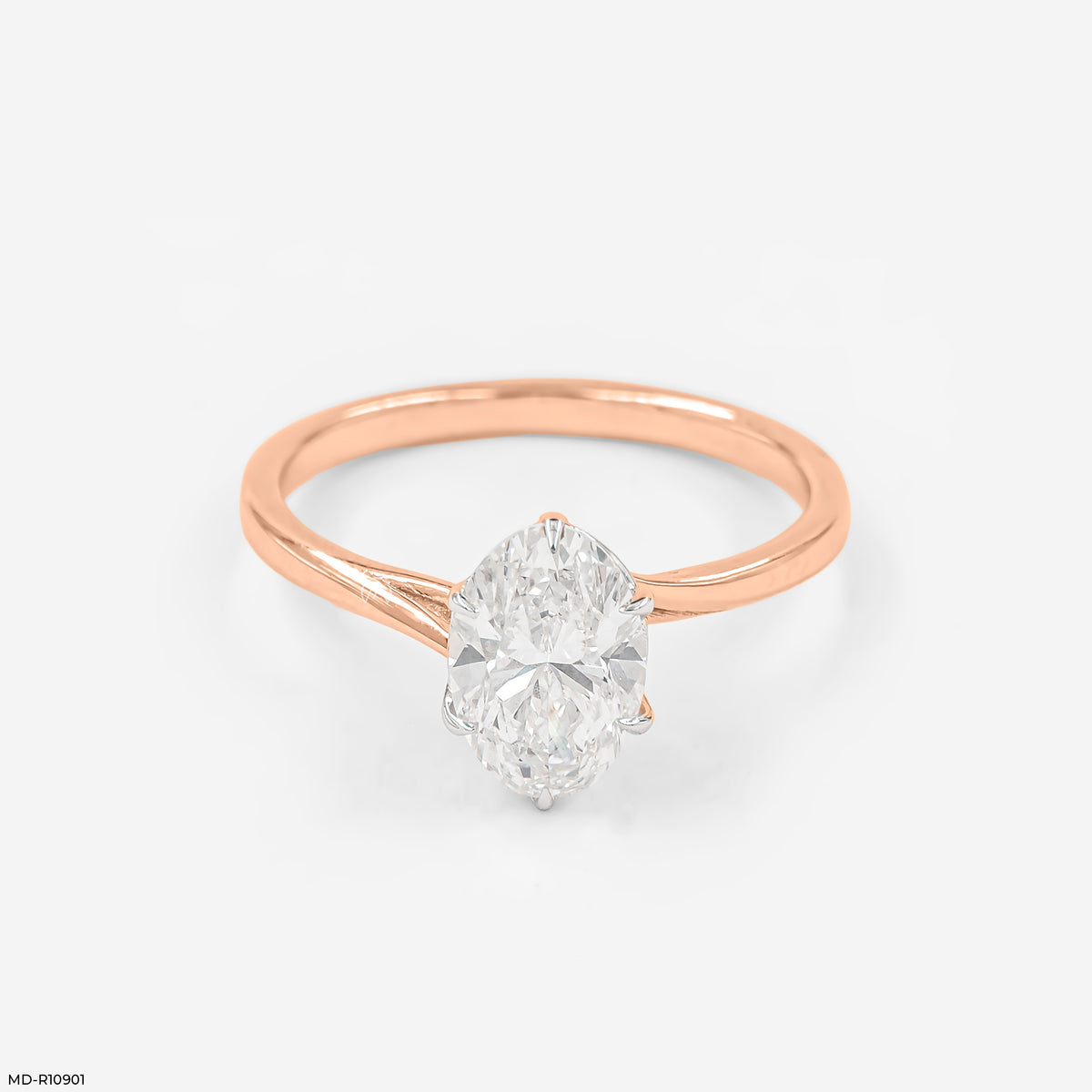 1 Carat Oval Solitaire Elysian Ring
