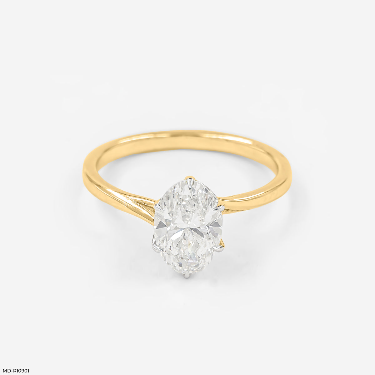 1 Carat Oval Solitaire Elysian Ring