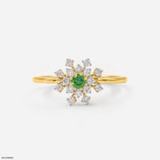 Evergreen Bloom Ring